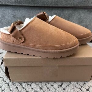 Cozy Tan Suede Slip-On Shoes